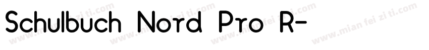 Schulbuch Nord Pro R字体转换